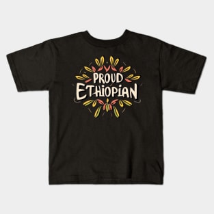 Proud Ethiopian Kids T-Shirt